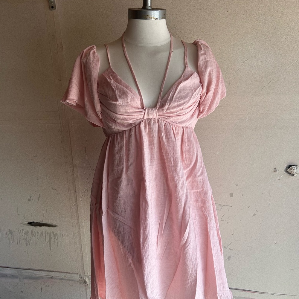 Pink off the shoulder fairy dress